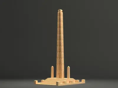 Obelisk Of Axum 3D print model
