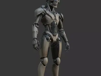 Alien Mech Warrior 3D model