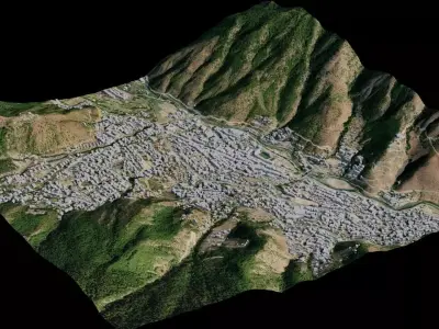 Thimphu - Bhutan 3D model