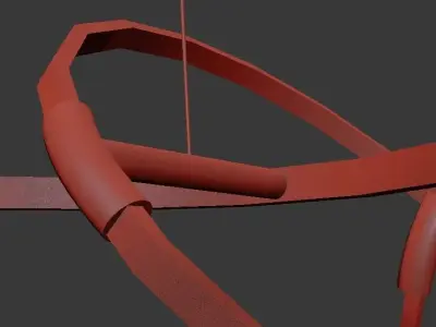 RINGER LINEAR CHANDELIER 3D model