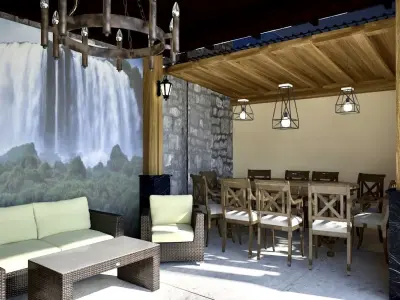 garden house 3d model 3D model