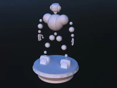 Robot Vectorman 3D model
