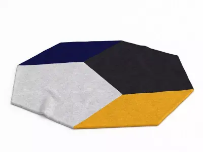 Polygon Rug 3D model