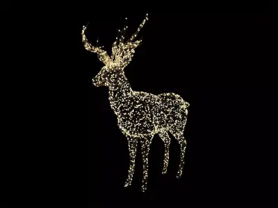 Christmas Deer 3D model