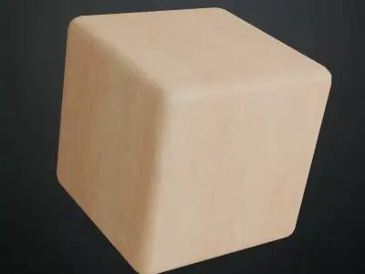 Light Birch Veneer Wood PBR Texture