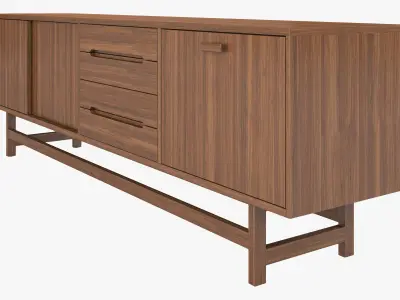Williams Media Console by Joybird 3D model