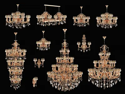 696 Esserco Osgona Collection of Lamps 3D Model Pack