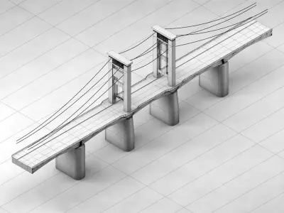 Ampera Bridge 3D model