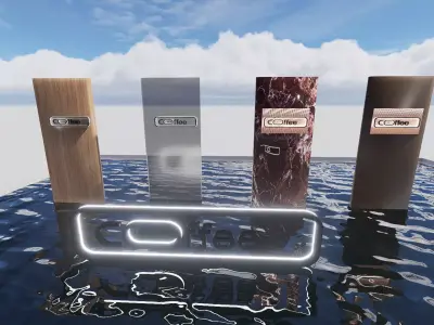 Coffee LILY logo 3D model