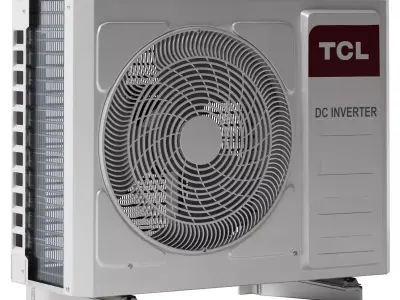 TCL Outdoor Air Conditioner Unit Low-poly 3D model