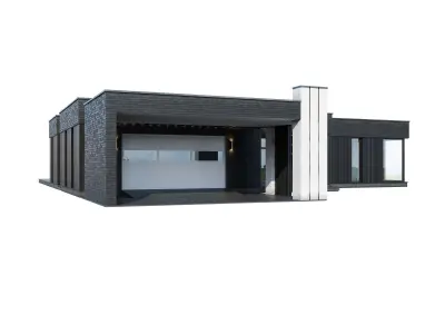 Modern house V109 3D model