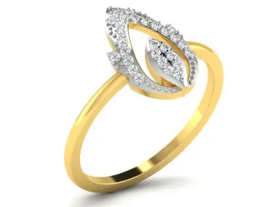 Engagement ring  55 light weight 3dm cad files part 07 3D print model