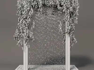 Arch With Ivy and Water 3D model