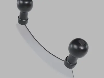 Mincing Knife Low-poly 3D model