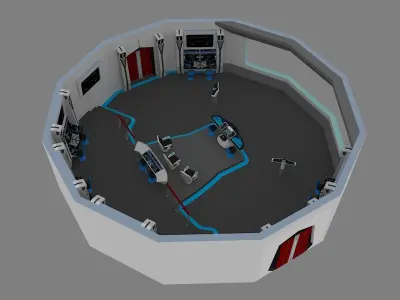 USS Stargazer Bridge Kelvin Timeline 3D model