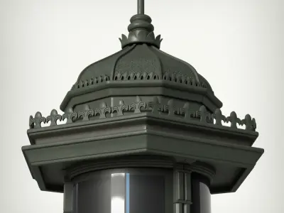 Morris Advertising Column 3D model