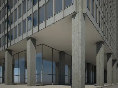 Skyscraper 07 3D model