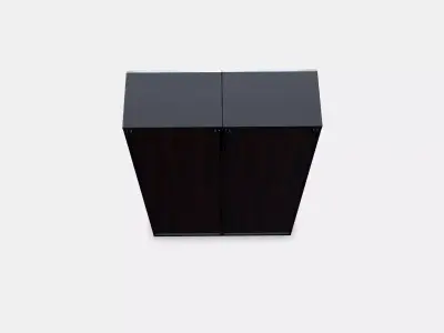 BESTA Storage combination w glass doors 2 Low-poly 3D model
