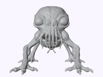 Deep Crawler Alien 3D print model