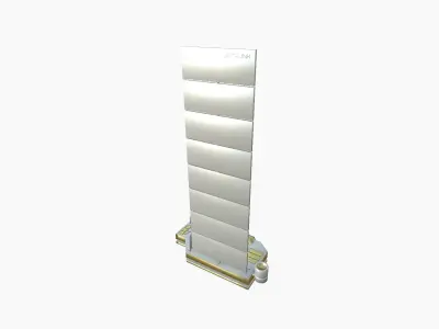 Satellite B02 Gold - SciFi Space Design Low-poly 3D model