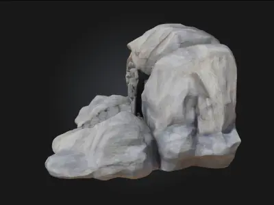 Ancient Stone Gateway  Sentinel of Forgotten Realms 3D model