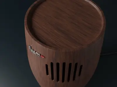 Vintage hi-fi Domestic Loudspeaker Beam R-440 3D model