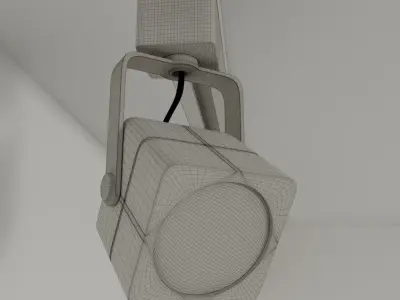 Multi-dome ceiling light 3D model