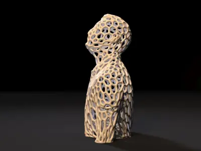 Torso Voronoi 3D print model