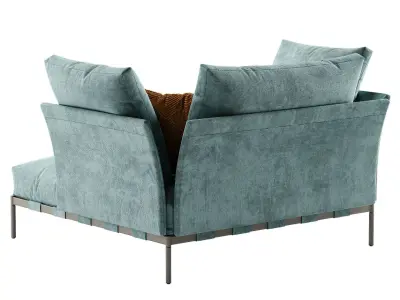 Saba Italia Pixel Light sofa set 3 3D model