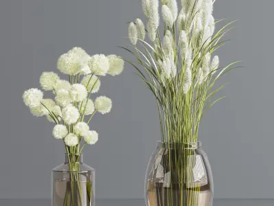 Collaction Plants Bouquet 04 3D model