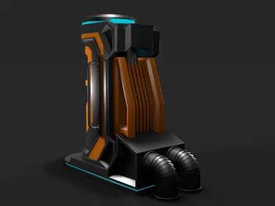 Sci Fi Incubator 3D model