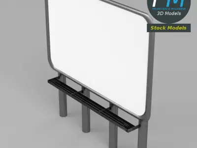 Billboard empty 3D model
