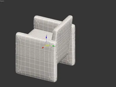 Kelsie Dining Chair 3D model