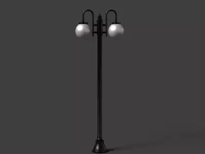 street lamp Low-poly 3D model