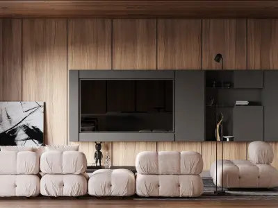 modern interior bb 3D model