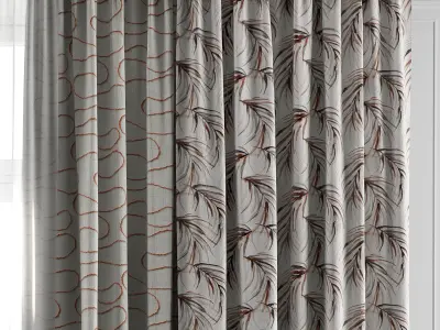 Curtain Set 14 3D model