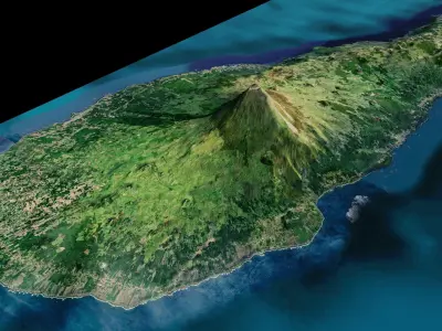 Pico Island 3D model