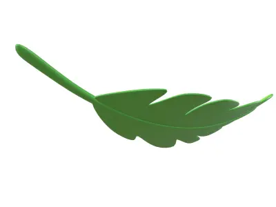 Leaves 011 Low-poly 3D model