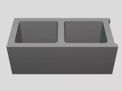 Brick - Geometry Only No Textures No Materials 3D model