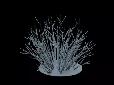 Snow Tree 3D model