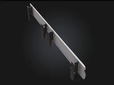 Guardrail System  Safety Meets Structural Precision 3D model