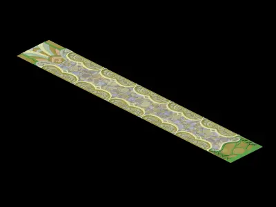 Disney main city - ground surface 01 3D model