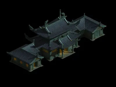 Game Underground Palace - Si San Gong 01 3D model