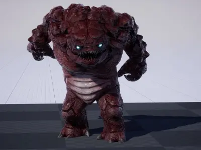 Creature Low-poly 3D model