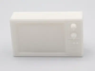 miniature Retro TV  3D print model