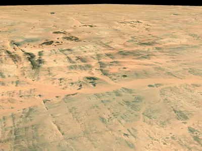 Mecca and the Red Sea coast of Saudi Arabia - tile n22 e43 3D model