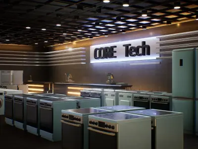 Shopping Mall Environment Kit - UE Low-poly 3D model