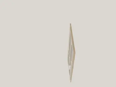 Wooden Door 3D model 2