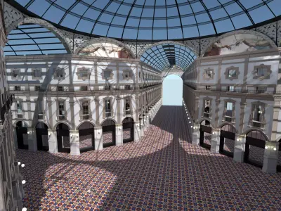 Galleria Vittorio Emanuele II 3D model
