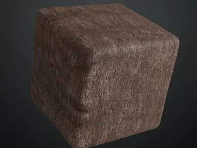 Modern Dark Varnished Vertical Wood Slat Paneling PBR Seamless Texture